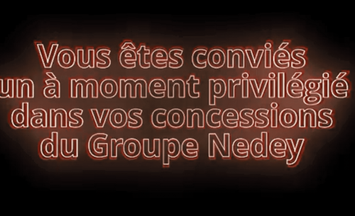 Profitez d'un rendez-vous privé dans les concessions du Groupe Nedey Automobiles du 11 au 20 Juin 2020