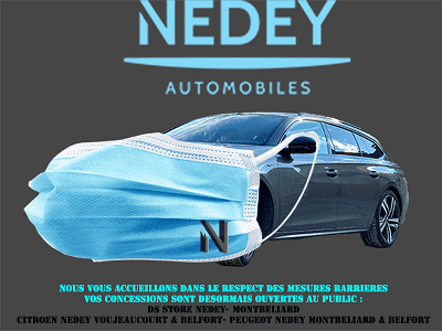 Vos concessions du Groupe Nedey Automobiles sont ouvertes au public