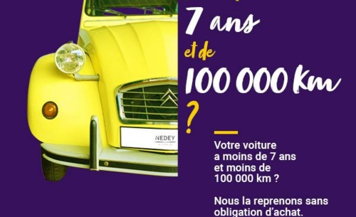 Le Groupe Nedey Automobiles reprend votre véhicule sans obligation d'achat